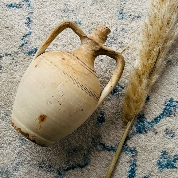 Vintage Other - COPY - Vintage earthenware clay vessel large